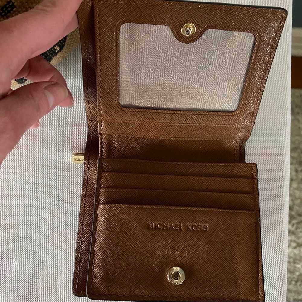 MK Carry All Leather Wallet